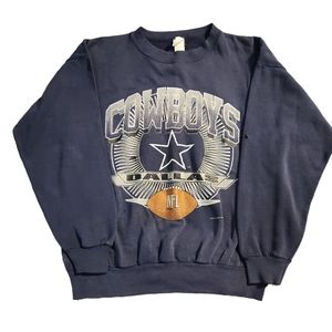 Vintage Cowboys Football Crewneck Sweatshirt XL
